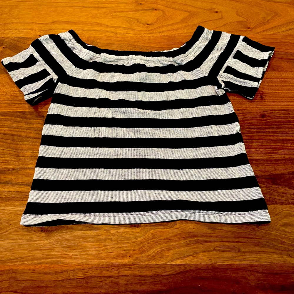 Madewell off the shoulder shirt